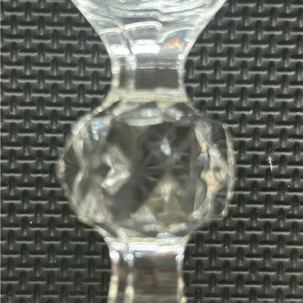 Bohemia Claudia Cut Crystal Liqueur 4.25” Cordial Glasses 6 NIB Old Stock - Picture 4 of 5